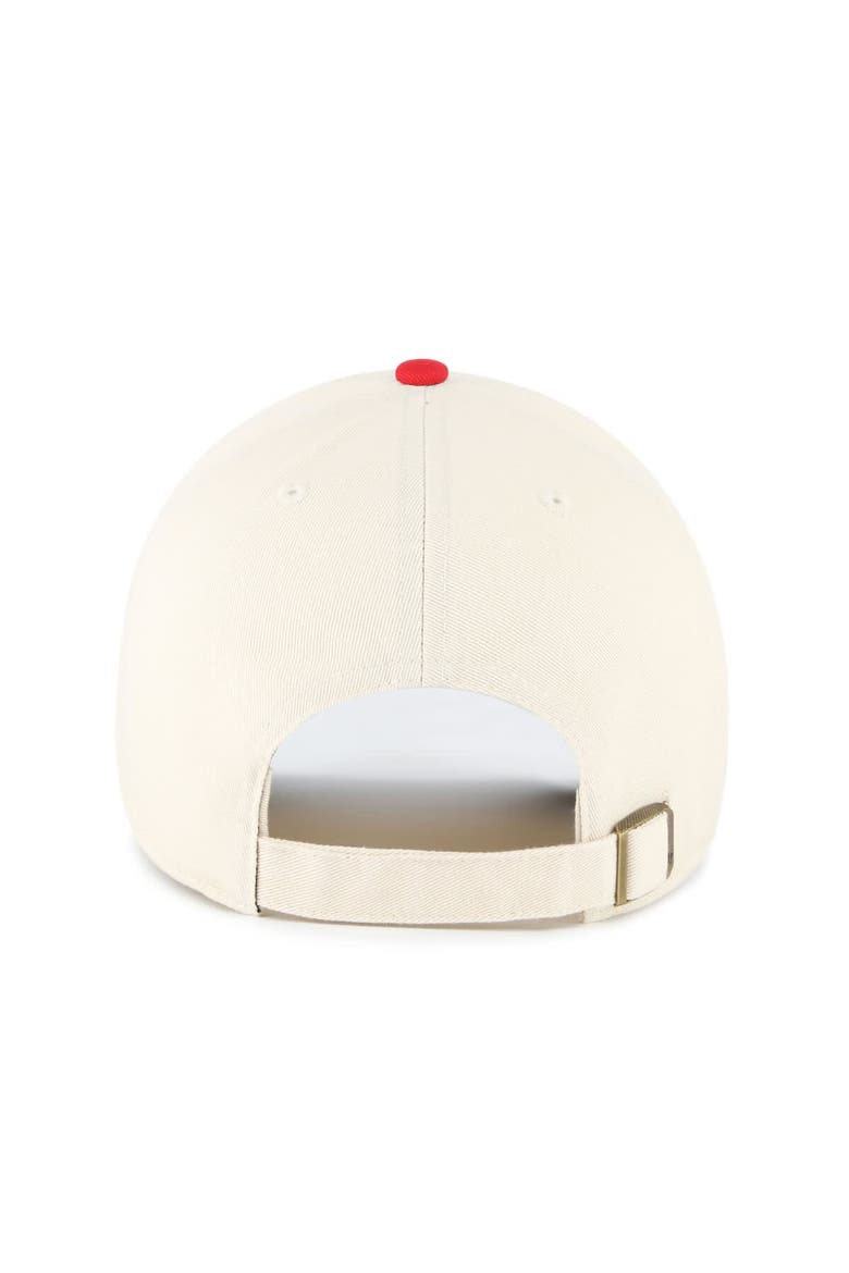 Men's '47  Natural San Francisco 49ers Windham Clean Up Adjustable Hat, Alternate, color, Natural