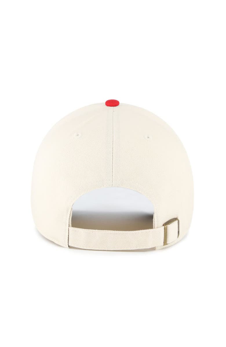 '47 Men's '47  Natural San Francisco 49ers Windham Clean Up Adjustable Hat, Alternate, color, Natural