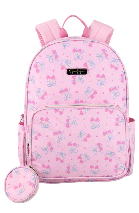 Kids' Cherry Print Nylon Backpack
