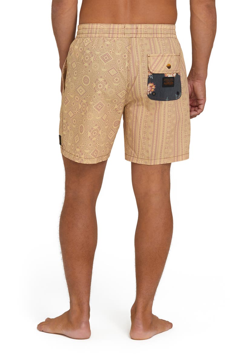 Garage Layback Swim Trunks, Alternate, color, OATMEAL