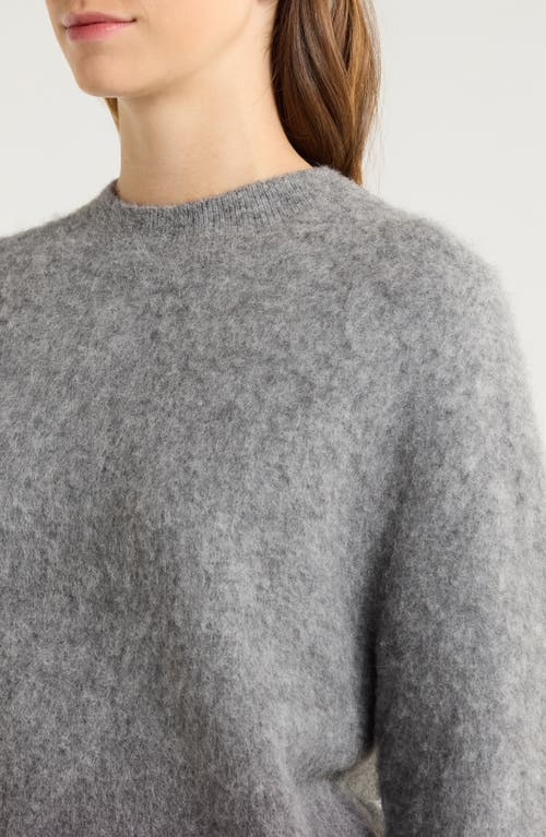 Vince Ombré Brushed Alpaca & Wool Blend Sweater In Gray