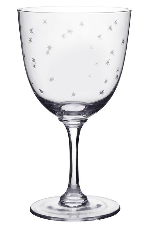 The Vintage List Set Of 2 Crystal Wine Glasses In Transparent