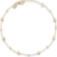 Ember Fine Jewelry 14K Gold Satin Ball Station Bracelet
