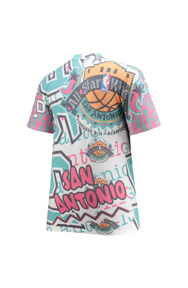 Mitchell & Ness Men's Mitchell & Ness White NBA 1996 All-Star Game Hardwood Classics Big & Tall Jumbotron T-Shirt, Alternate, color, White