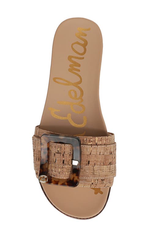 Sam Edelman Ariane Platform Slide Sandal In Natural Cork