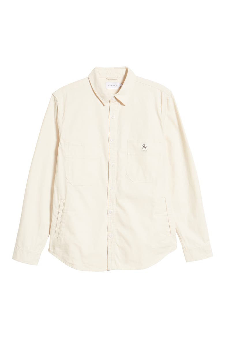 Heavyweight Cotton Overshirt, Alternate, color, STONE