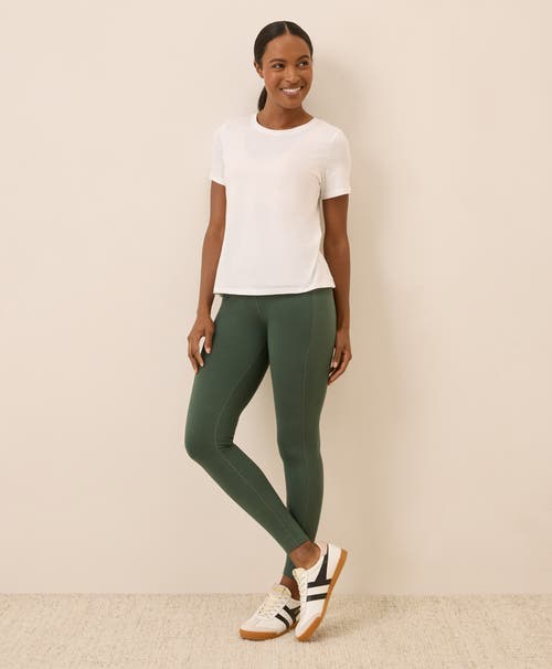 Pact On The Go-to Pocket Legging Made With Organic Cotton In Green