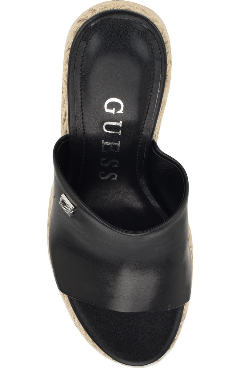 GUESS Evba Espadrille Platform Wedge Sandal, Alternate, color,