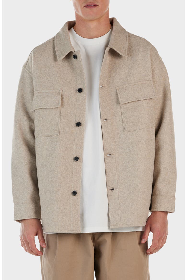 Durant Shacket, Main, color, Beige