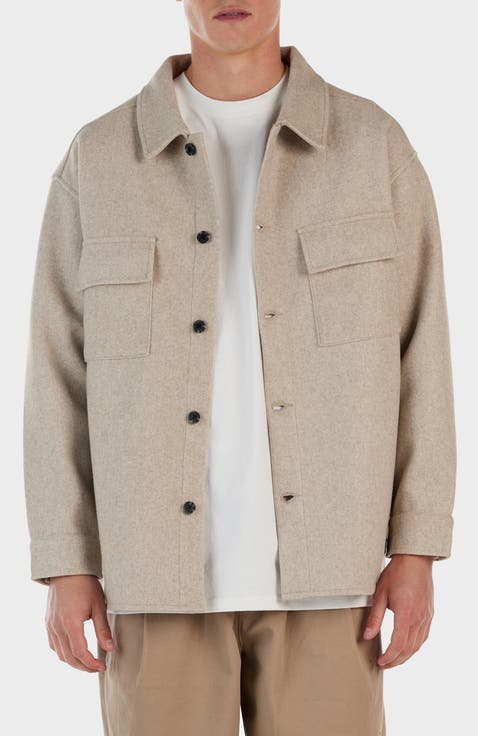 Men's Beige Shirt Jackets | Nordstrom