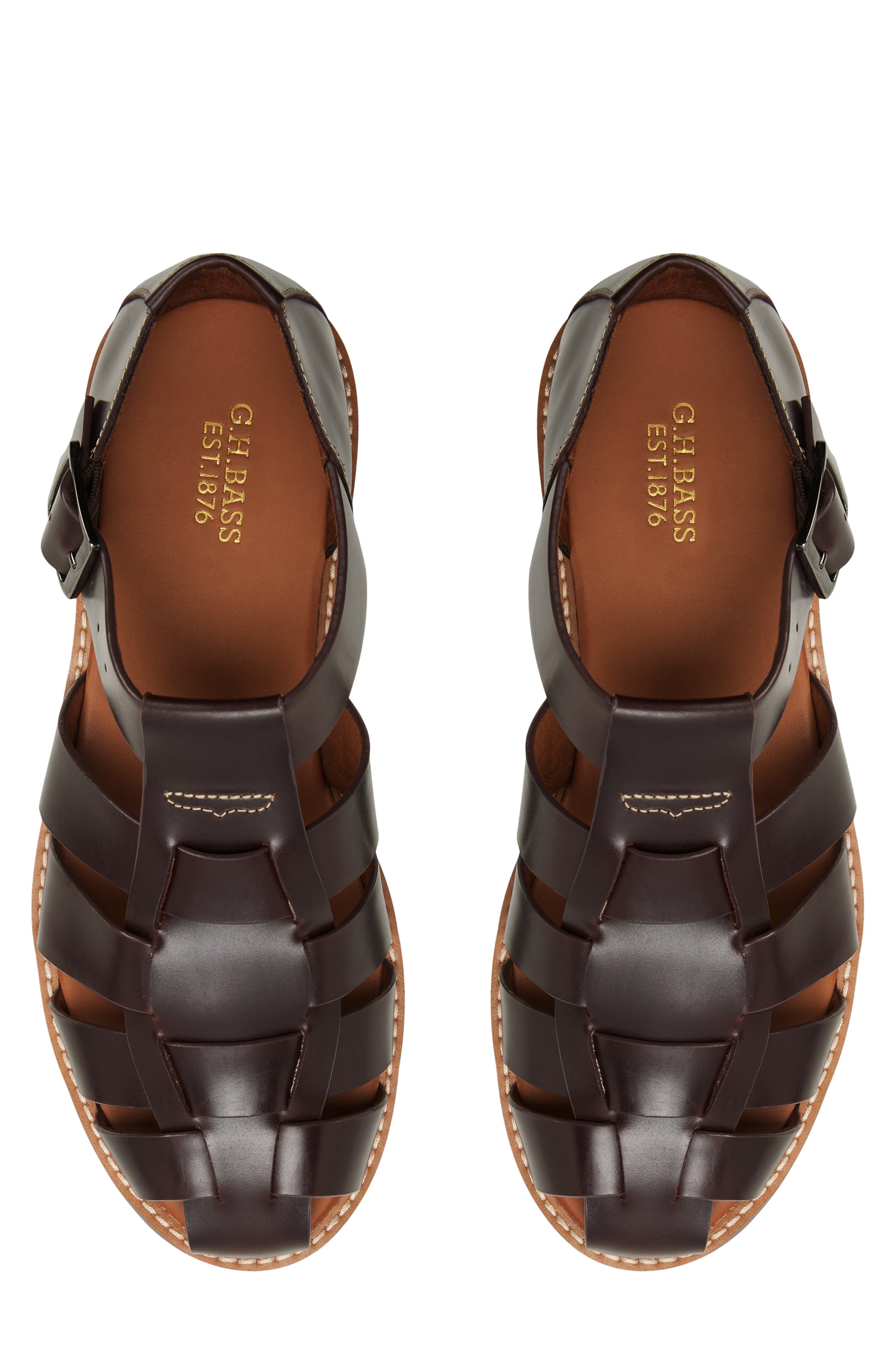 Reed Fisherman Sandal, Alternate, color, BROWN