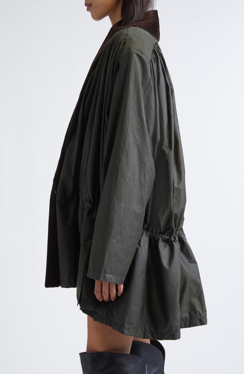 JULIE KEGELS Mies Shawl Collar Cotton Coat, Alternate, color, 