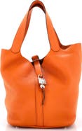 Pre-Owned Hermes Picotin Lock Bag Clemence GM