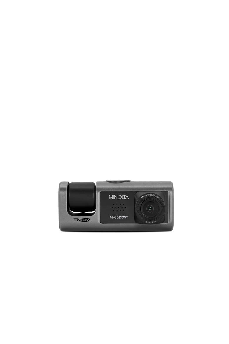 MNCD230WT 3-Channel 1080P Dashcam, Alternate, color, Grey
