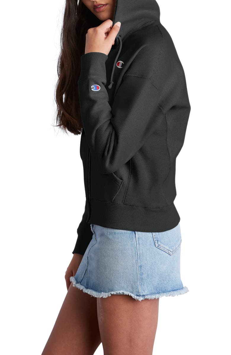 Champion Reverse Weave Zip Up Hoodie, Alternate, color, 