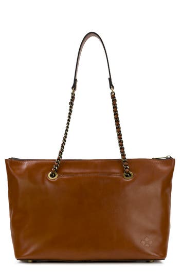Patricia Nash Belle Leather Tote In Tan