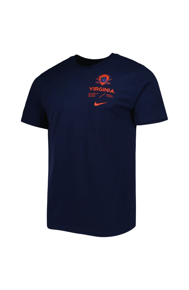 Nike Men's Nike Navy Virginia Cavaliers Team Practice Performance T-Shirt, Alternate, color, Navy