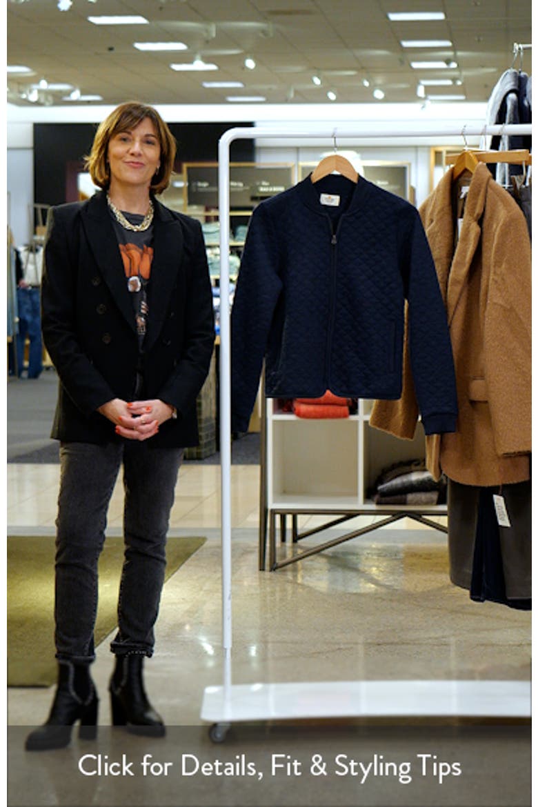 Corbet Quilted Bomber Jacket video
