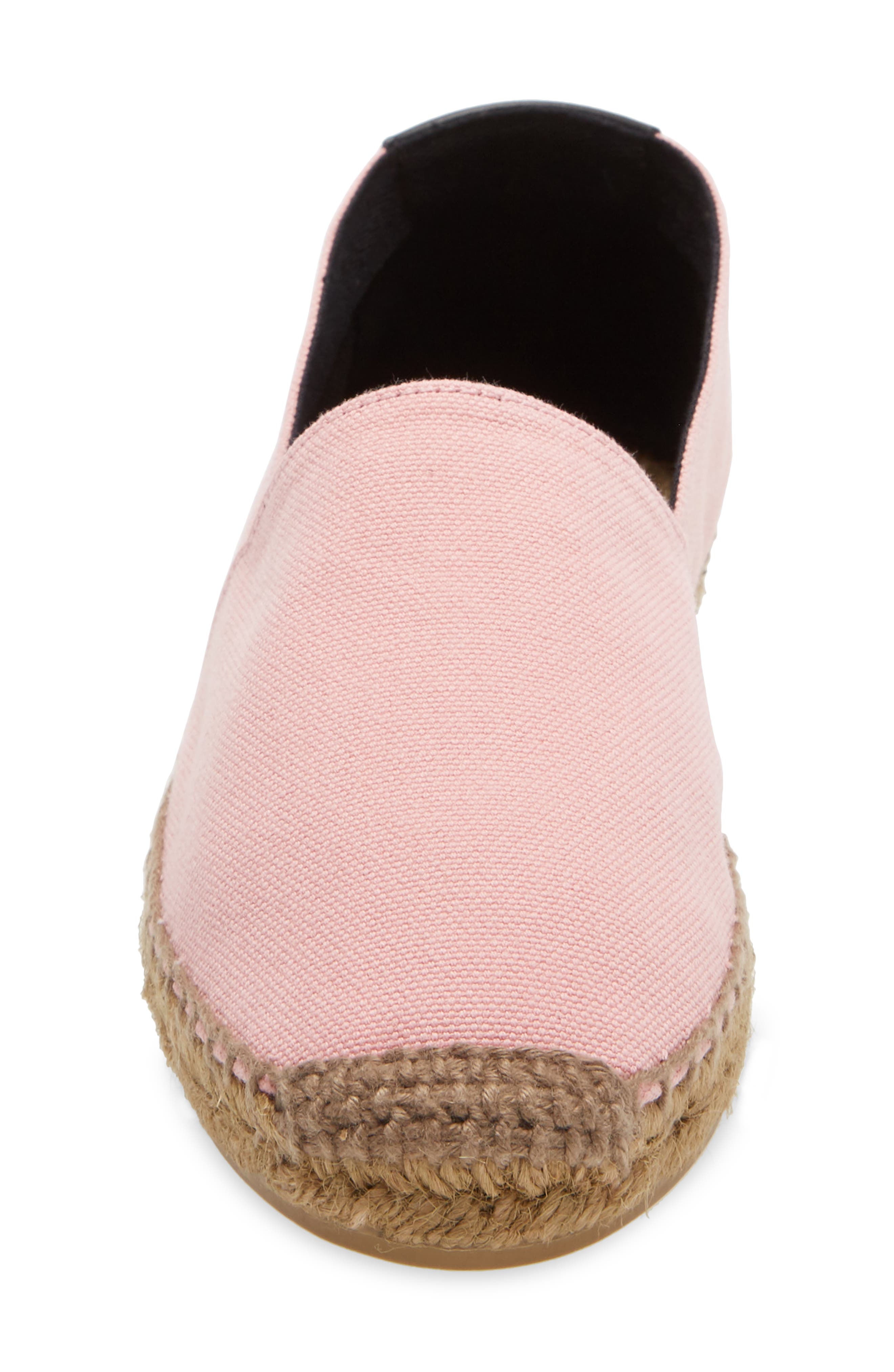 Monogramme Espadrille Flat, Alternate, color, EROS PINK