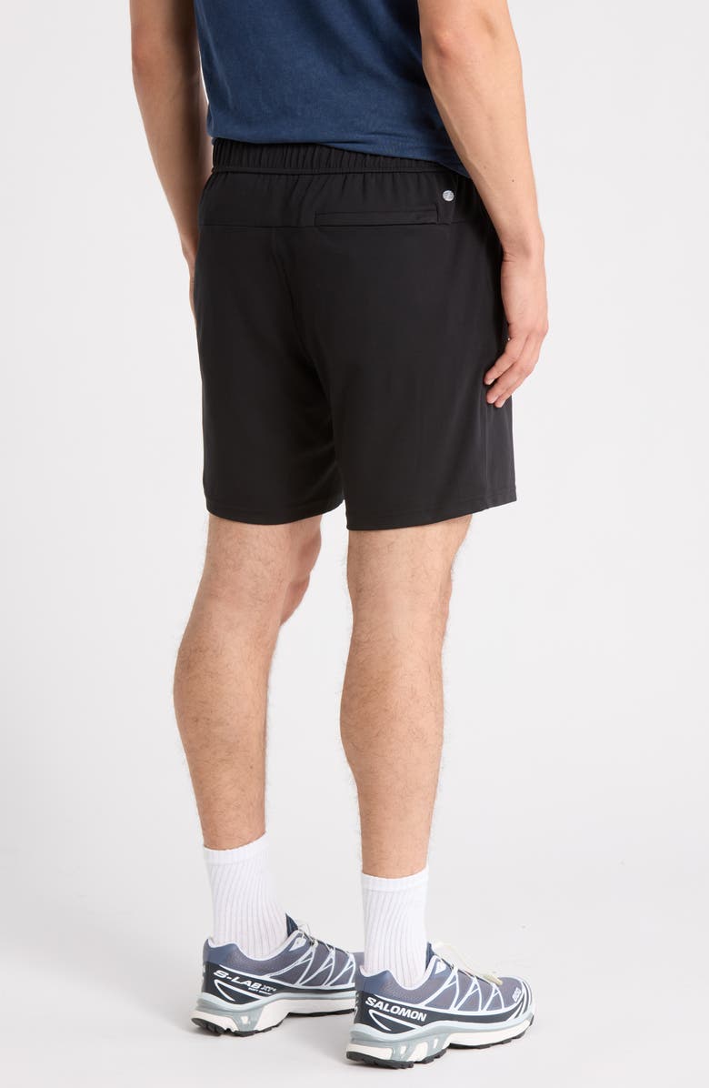 Z by Zella All Day Knit 8-Inch Shorts, Alternate, color, Black
