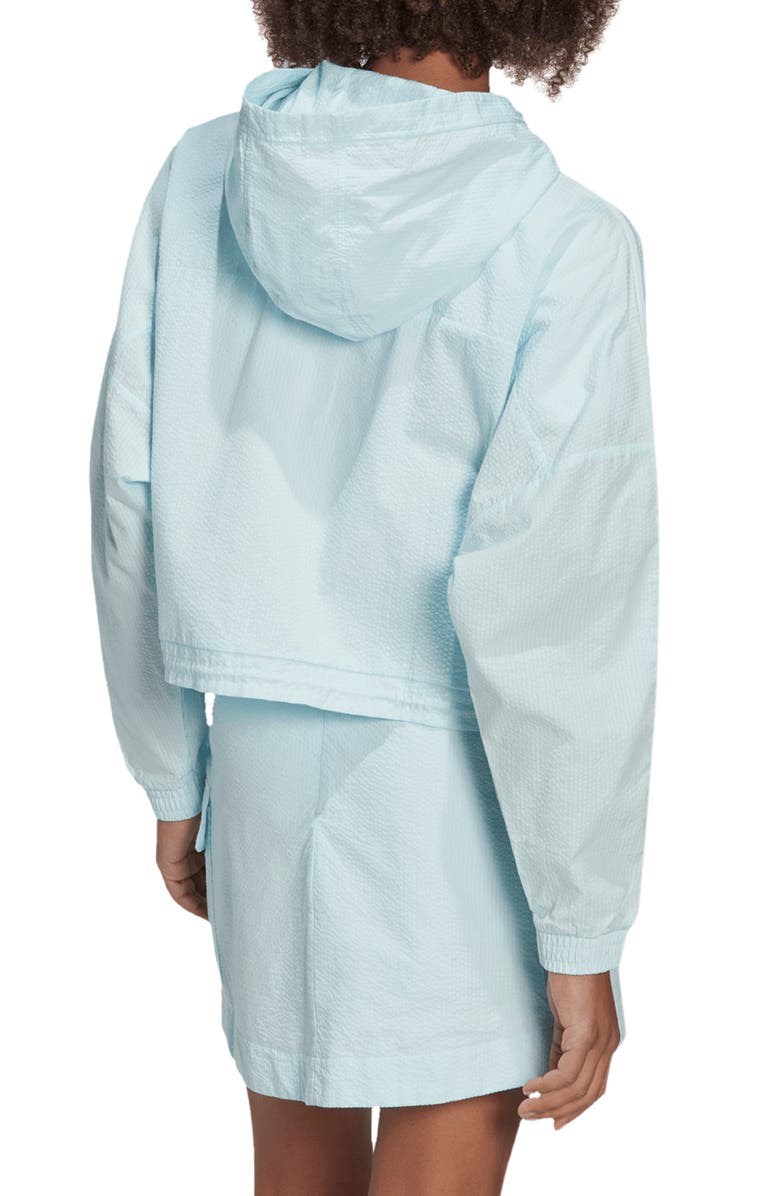 adidas Adicolor Classics Poplin Hooded Track Top, Alternate, color, 