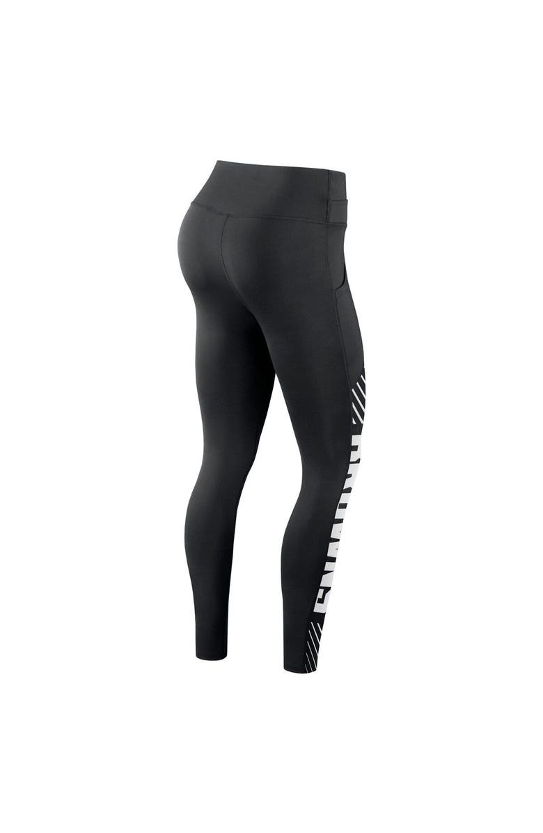 Nike Women's Nike Black Cleveland Browns Yard Line Crossover Leggings, Alternate, color, Black