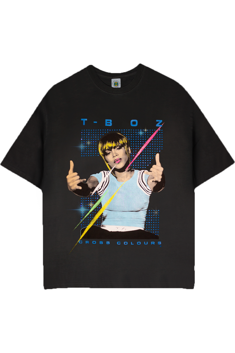 T-BOZ Bling T-Shirt, Main, color, Vintage Black