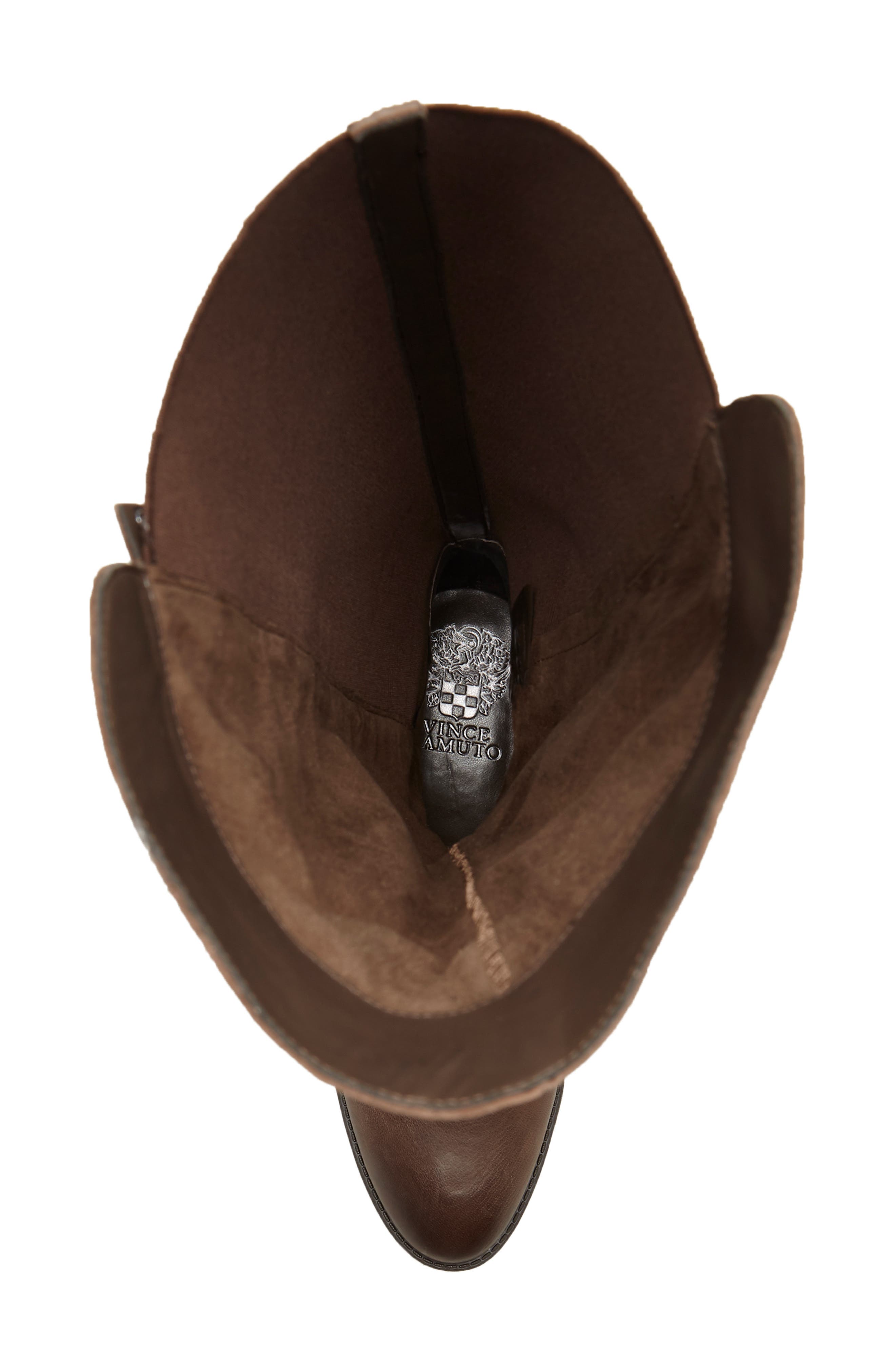 Pardonal Over-the-Knee Boot, Alternate, color, DARK WOOD LEATHER