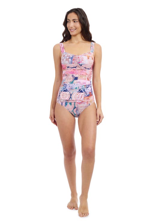 Karma D Cup Center Ruched Tankini