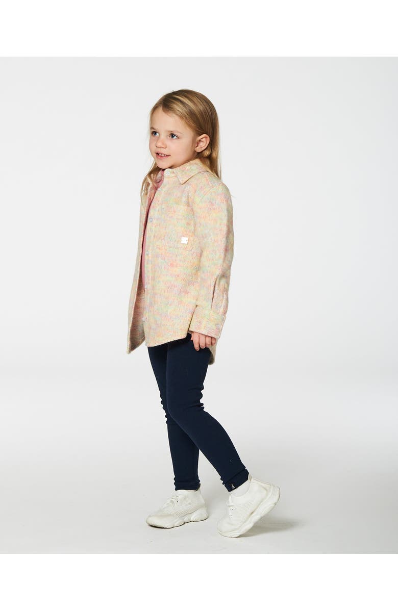 Deux par Deux Girl's Rib Leggings Navy, Alternate, color,