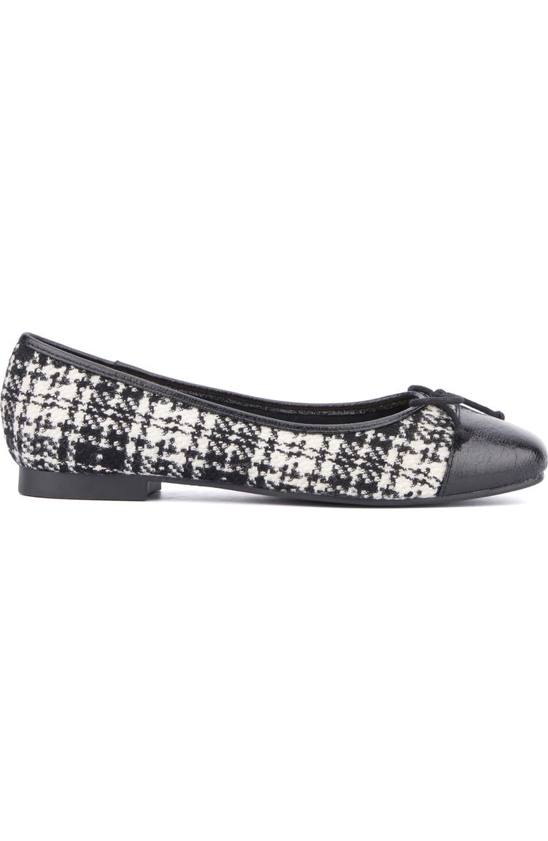 NEW YORK AND COMPANY Patricia Cap Toe Flat, Alternate, color,