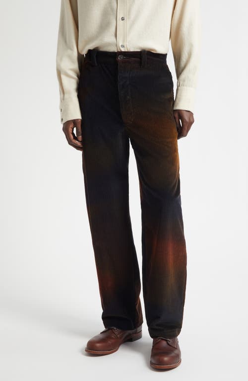The Elder Statesman Norm Ombré Corduroy Pants in Midnight  product