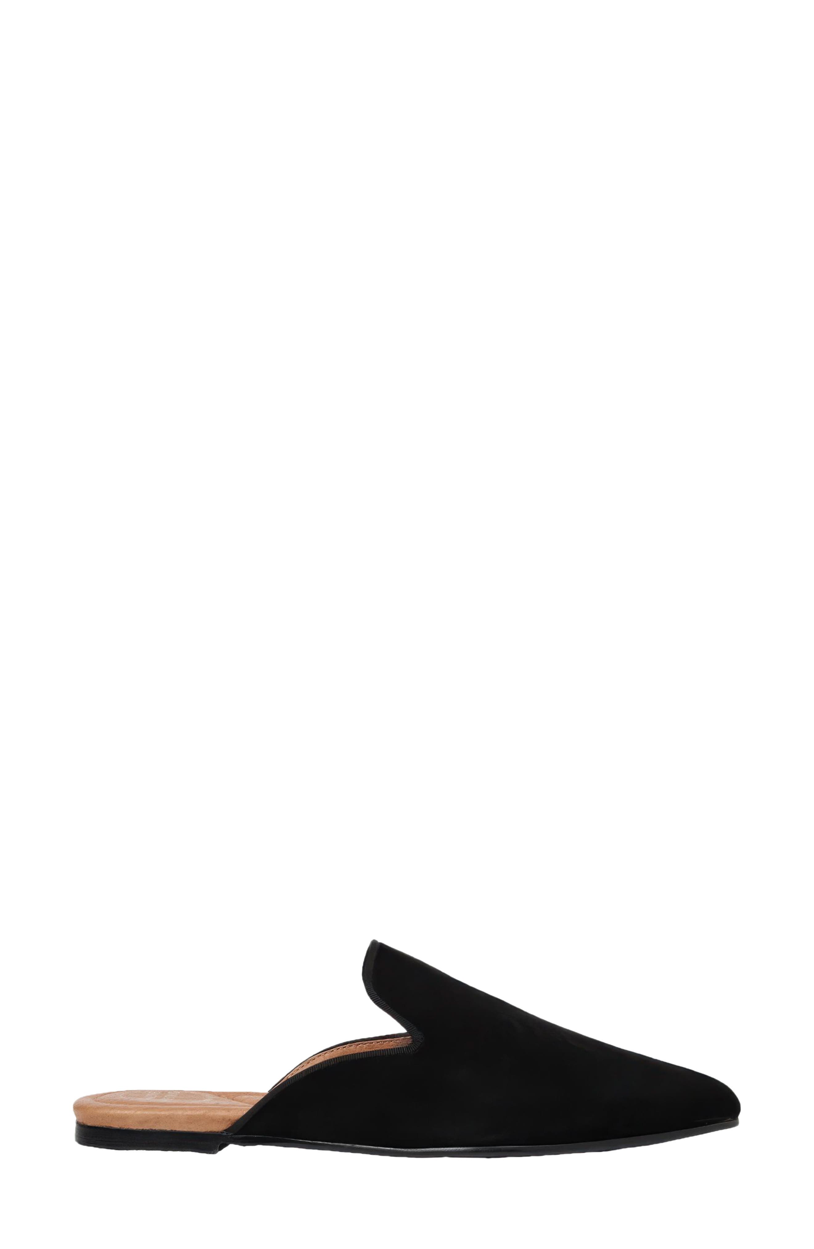 André Assous Daria Mule, Alternate, color, Black Suede