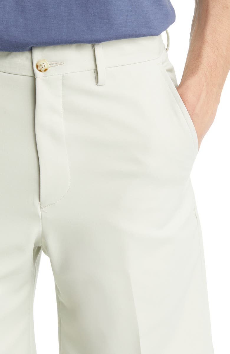 Berle Flat Front Shorts, Alternate, color, Stone