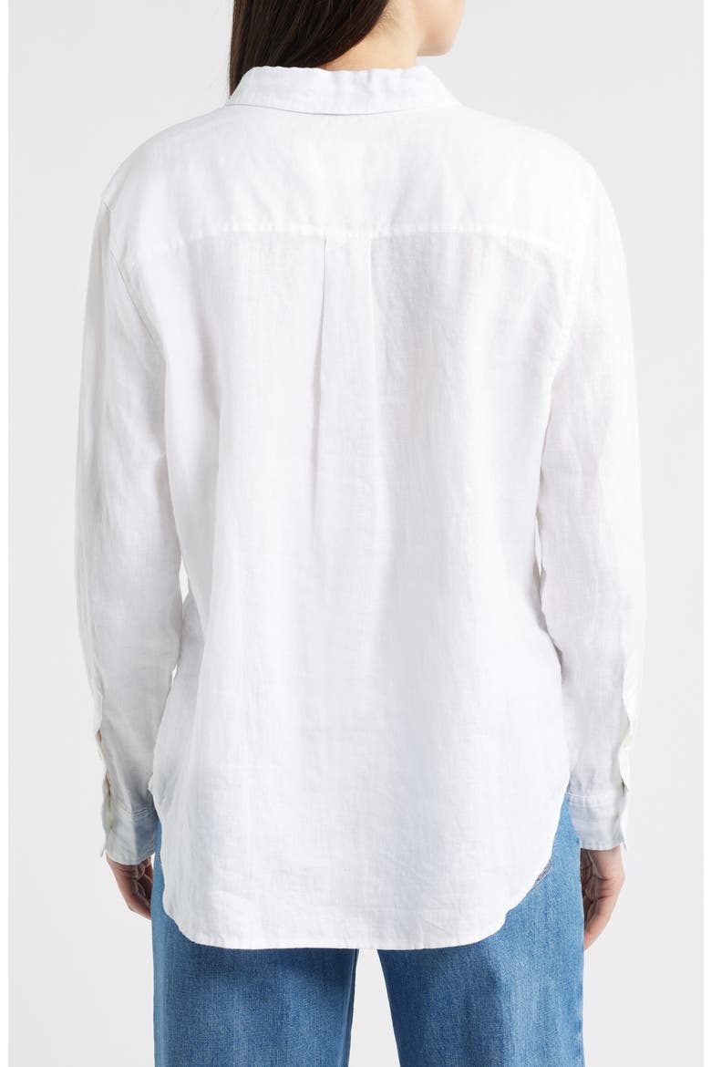 Coastalina Popover Blouse, Alternate, color, WHITE