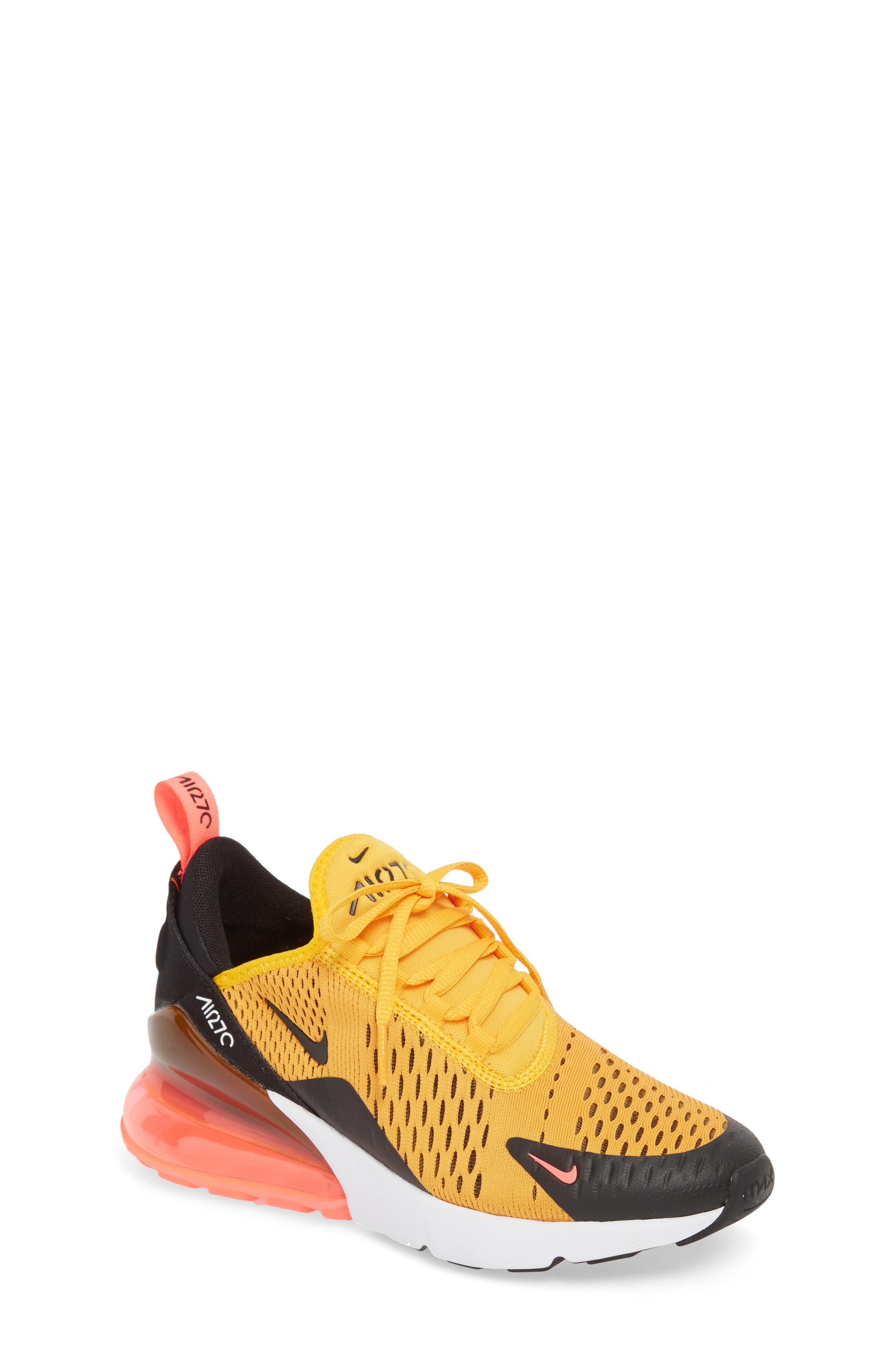 Kids' Air Max 270 Sneaker, Main, color, YELLOW