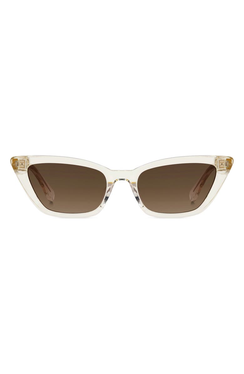 Kate Spade New York genell 52mm cat eye sunglasses, Main, color,