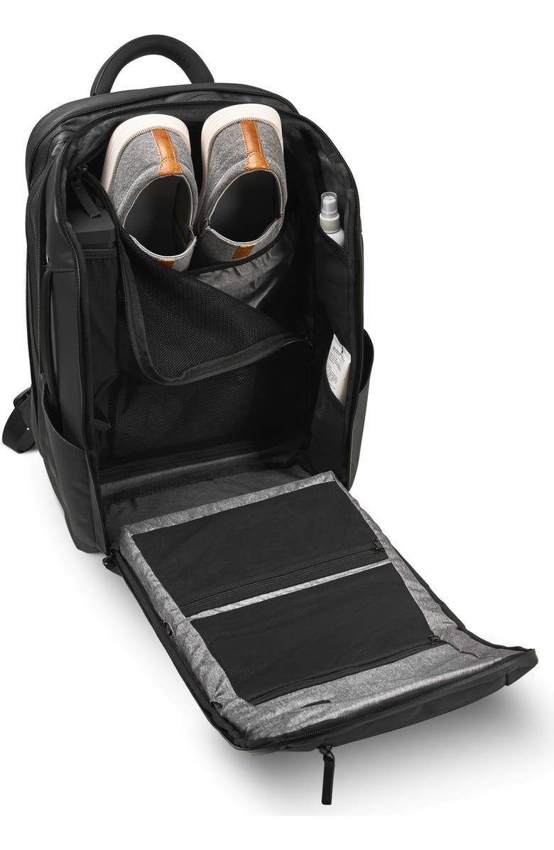 NOMATIC Water Resistant Minimalist Expandable Travel Backpack, Alternate, color, Black - 20L