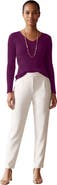 Jessica London V Neck Ribbed Sweater