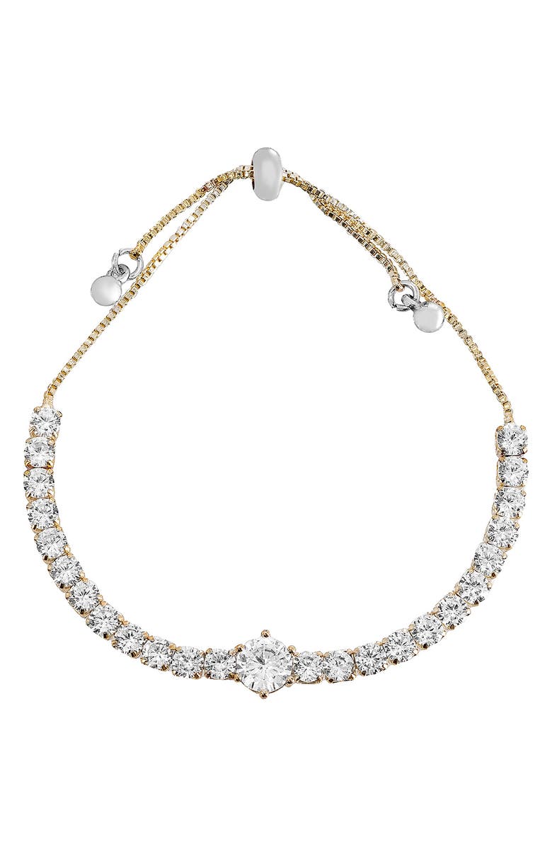 Danecraft CZ Tennis Bracelet & Earrings Set, Alternate, color, 