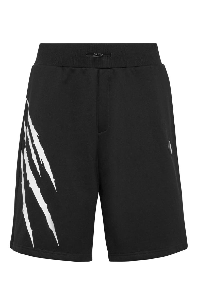 PLEIN SPORT Shorts Scratch Men, Main, color, Black