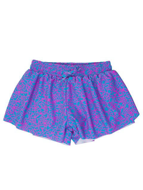 Girls Active Butterfly Shorts