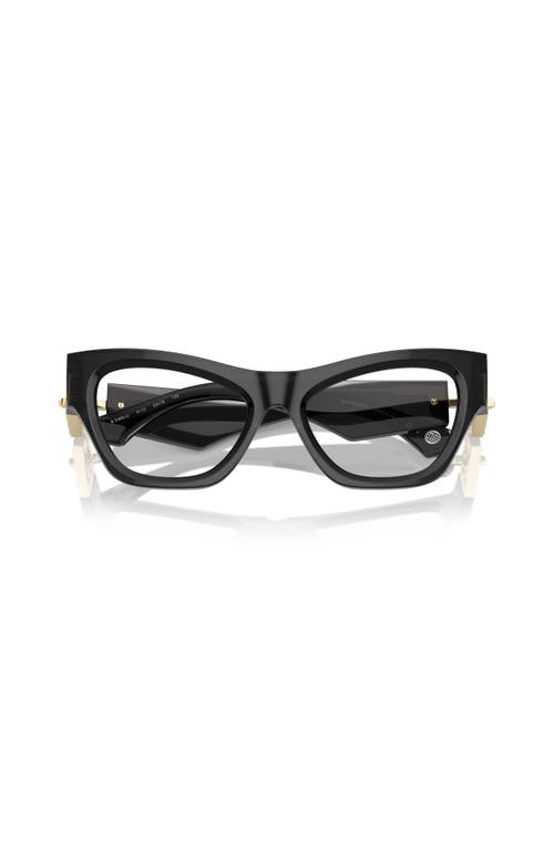 Burberry 53mm Cat Eye Optical Glasses In Gray