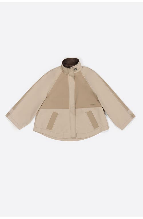 Bimba Y Lola Two-tone A-line Trench In Gray