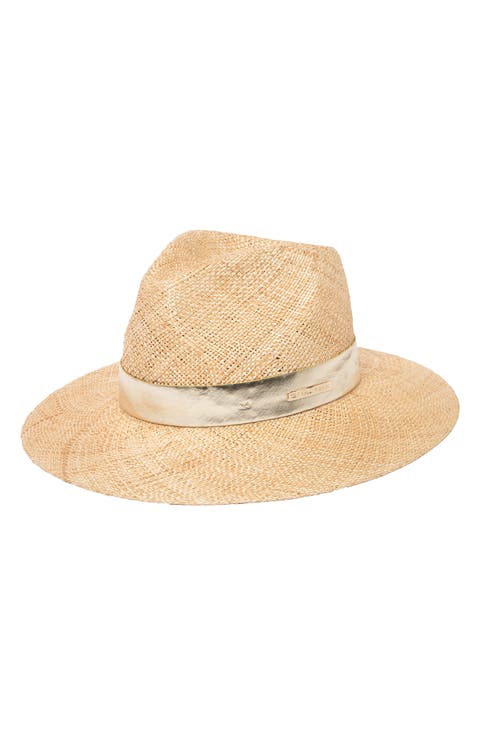 x Trina Turk Straw Fedora