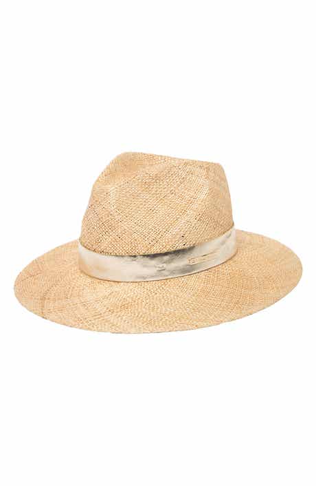San Diego Hat x Trina Turk Straw Fedora