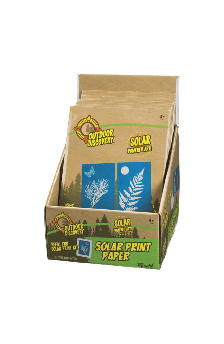 Toysmith Solar Print Paper Refill Pack for STEM Kit, Main, color, Multicolored