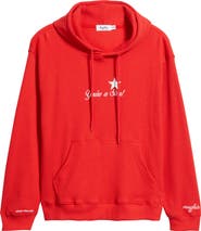 THE MAYFAIR GROUP Relaxed Fit You Are a Star Waffle Knit Graphic Hoodie