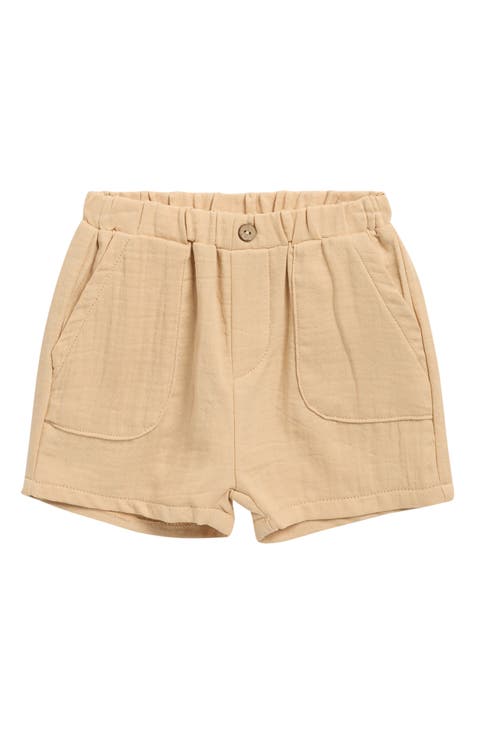 Kids' Cotton Gauze Utility Shorts (Baby & Toddler)