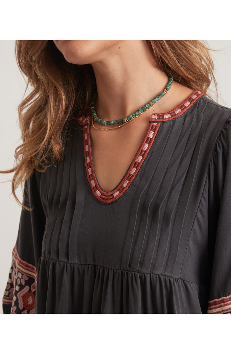 Marine Layer Olema Embroidered Minidress, Alternate, color, 